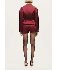 Nocturne Women's Twin-Lace High-Waist Shorts