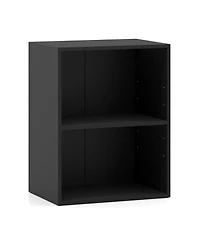 Slickblue 2-Cube Floor Standing Bookshelf with Adjustable Shelf