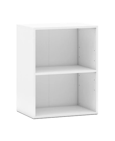 Slickblue 2-Cube Floor Standing Bookshelf with Adjustable Shelf
