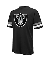 Majestic Threads Men's Maxx Crosby Black Las Vegas Raiders Name Number Oversize Fit T-Shirt