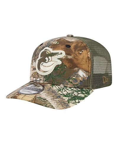New Era Men's Camo Baltimore Orioles Realtree 9SEVENTY Adjustable Hat