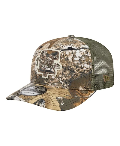 New Era Men's Camo Philadelphia Phillies Realtree 9SEVENTY Adjustable Hat