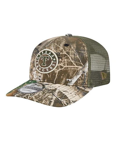 New Era Men's Camo Texas Rangers Realtree 9SEVENTY Adjustable Hat
