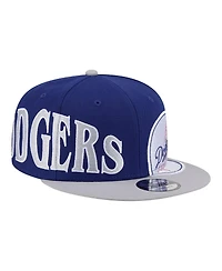 New Era Men's Royal/Gray Los Angeles Dodgers Stretched Two-Tone 9FIFTY Adjustable Hat