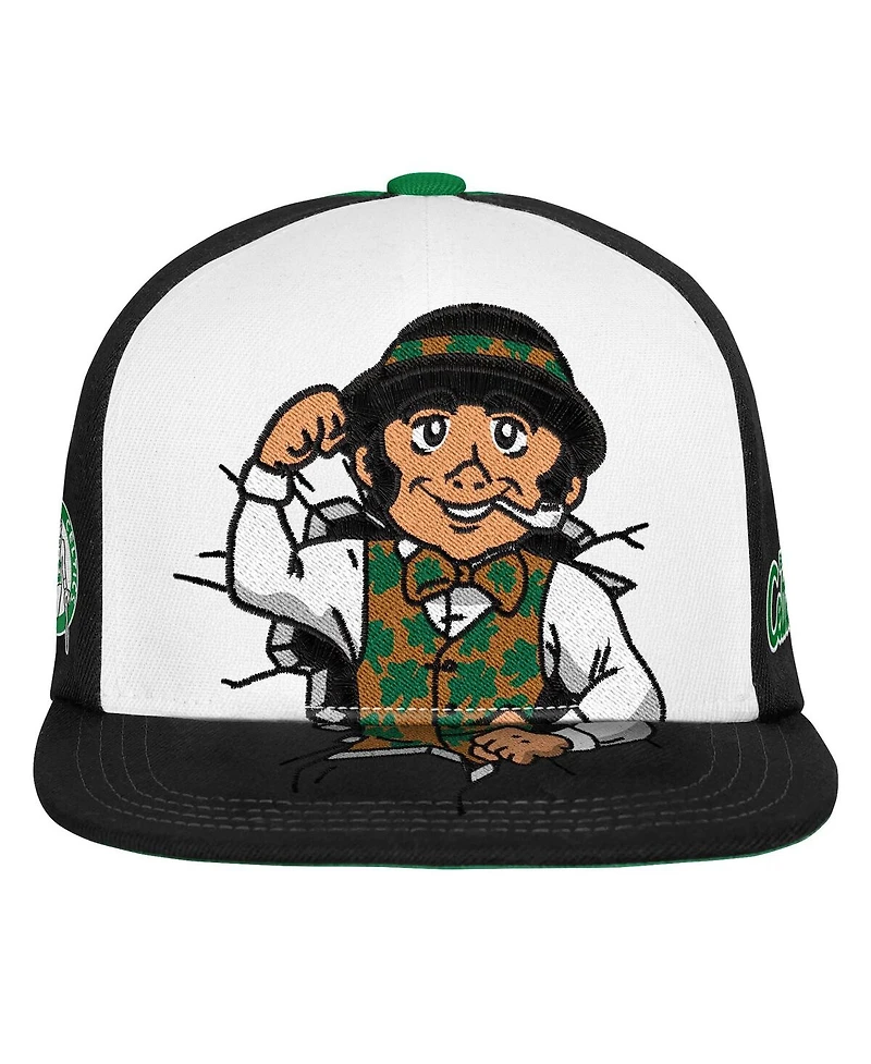 Mitchell & Ness Big Boys and Girls Green Boston Celtics Mascot Snapback Hat