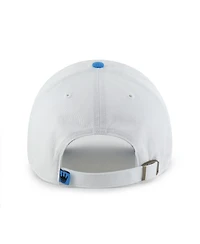 '47 Brand Men's White Charlotte Fc Two-Tone Clean Up Adjustable Hat