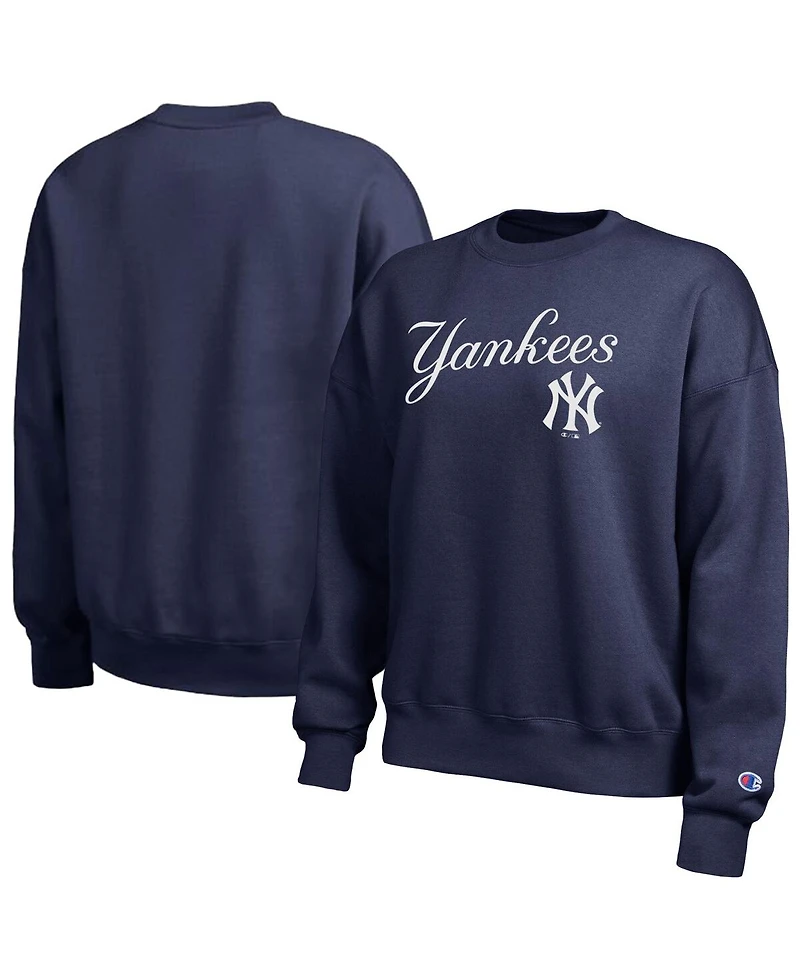 Champion Women's Athletic Navy New York Yankees All Star Sweatshirt