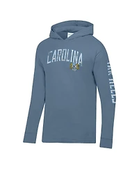 Comfortwash Men's Blue North Carolina Tar Heels Long Sleeve Hooded T-Shirt