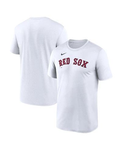 Nike Men's White Boston Red Sox New Legend Wordmark Dri-fit T-Shirt