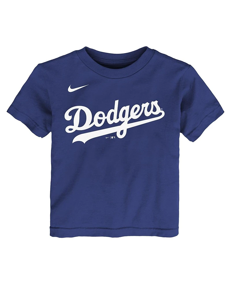 Nike Toddler Shohei Ohtani Royal Los Angeles Dodgers Name & Number T-Shirt