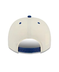 New Era Men's Cream/Royal Duke Blue Devils March Madness Historic Collection 9FIFTY A-Frame Snapback Hat