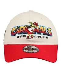 New Era Big Boys and Girls Stone/Red St. Louis Cardinals 2026 Spring Training Fan Pack Batter 9TWENTY Adjustable Hat