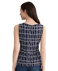 Jones New York Petite Sleeveless Crewneck Tank Top