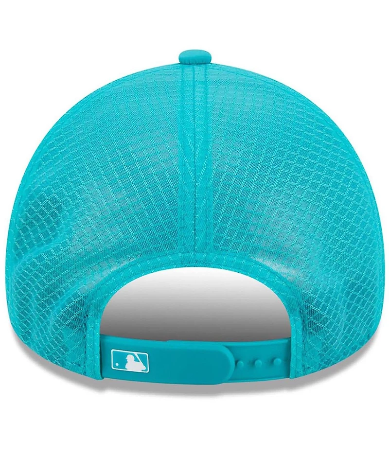 New Era Men's Teal Florida Marlins 2026 Batting Practice Alternate Apex 9FORTY Adjustable Hat