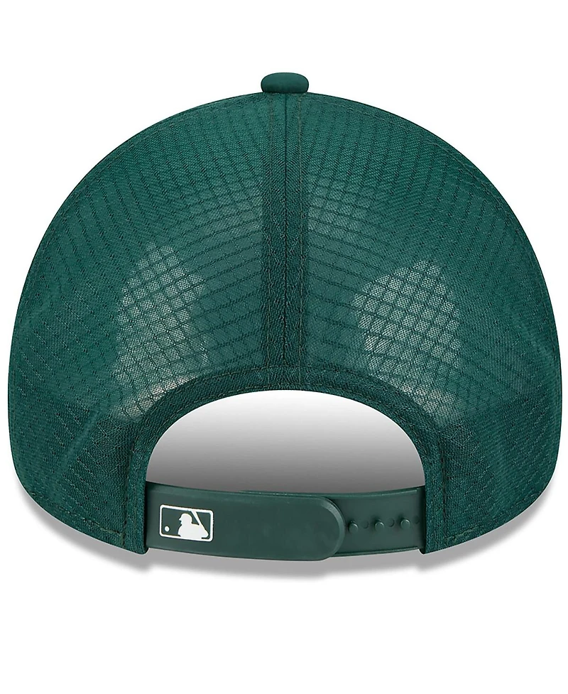 New Era Men's Green Athletics 2026 Batting Practice Alternate Apex 9FORTY Adjustable Hat