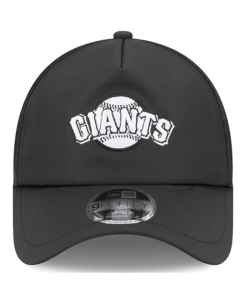 New Era Men's Black San Francisco Giants 2026 Batting Practice Alternate Apex 9FORTY Adjustable Hat