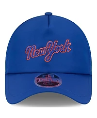 New Era Men's Royal New York Mets 2026 Batting Practice Apex 9FORTY Adjustable Trucker Hat