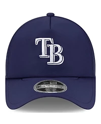New Era Men's Navy Tampa Bay Rays 2026 Batting Practice Apex 9FORTY Adjustable Trucker Hat
