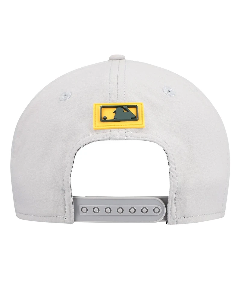 New Era Men's Gray Athletics 2026 Clubhouse 9SEVENTY Adjustable Hat