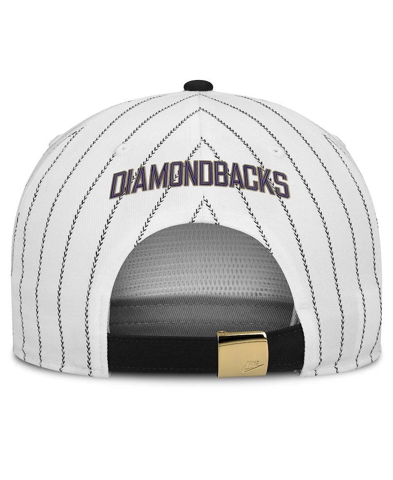 Nike Men's White/Black Arizona Diamondbacks Cooperstown Collection Pro Adjustable Hat