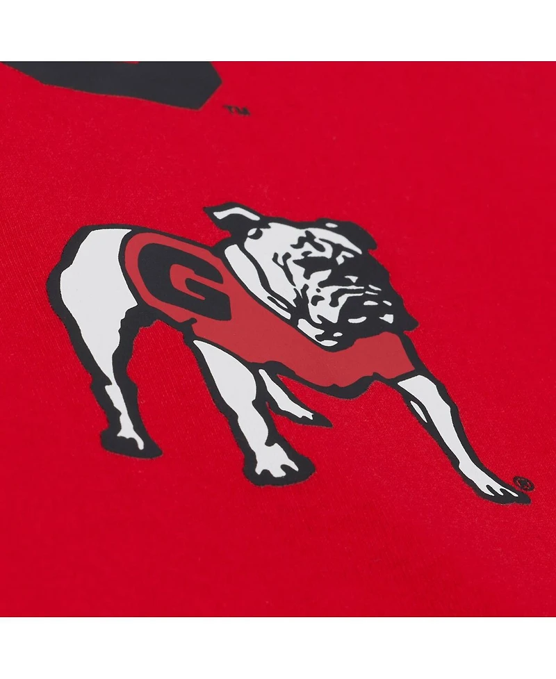 Mitchell & Ness Men's Red Georgia Bulldogs Double Clutch Premium T-Shirt