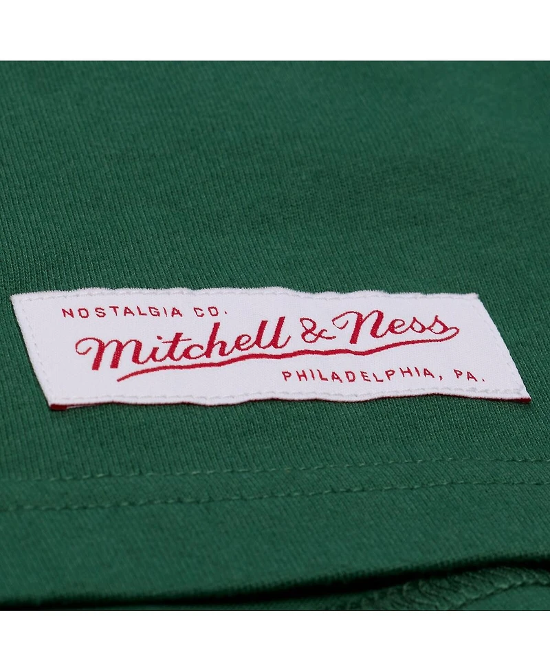 Mitchell & Ness Men's Green Miami Hurricanes Double Clutch Premium T-Shirt