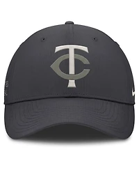 Nike Men's Anthracite Minnesota Twins Club Dri-fit Adjustable Hat