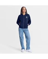 Fanatics Women's Navy Detroit Tigers Oversized Rage Against Full-Zip Jacket
