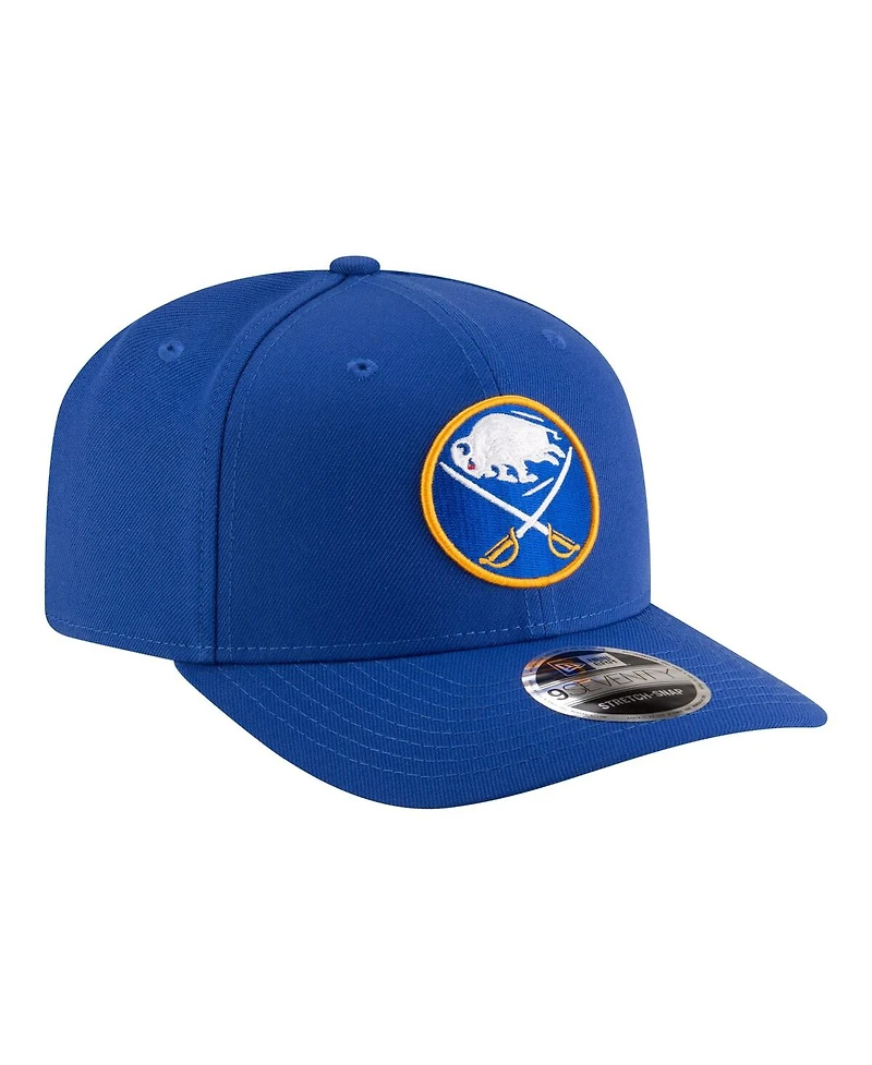New Era Men's Royal Buffalo Sabres 9SEVENTY Stretch-Snap Adjustable Hat