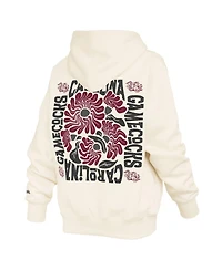 Pressbox Women's Cream South Carolina Gamecocks Elena Janise Hoodie