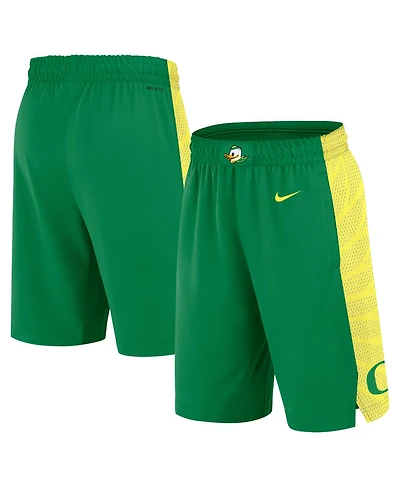 Nike Men's Green Oregon Ducks Road Replica Basketball Shorts