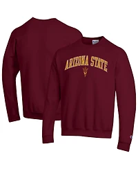 Champion Men's Maroon Arizona State Sun Devils Arch Over Logo Pullover Sweatshirt