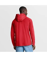 Fanatics Men's Red New Jersey Devils Penalty Shot Long Sleeve Hoodie T-Shirt