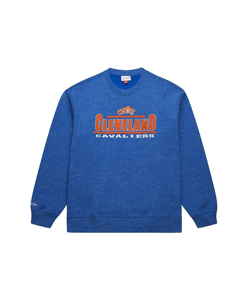 Mitchell & Ness Men's Royal Cleveland Cavaliers Throw It Back Fleece Sweatshirt