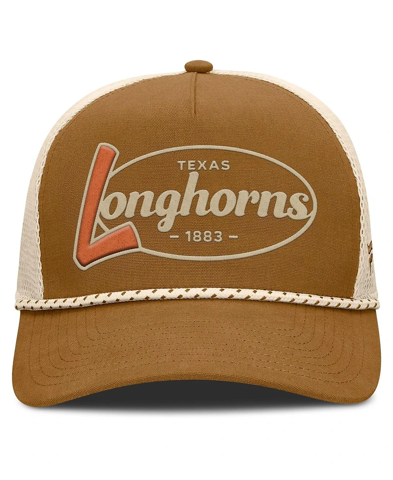 Fanatics Men's Brown Texas Longhorns Trucker Adjustable Hat