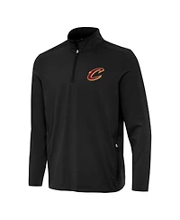 Antigua Men's Black Cleveland Cavaliers Perilous Quarter-Zip