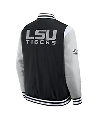 Fanatics Men's Black Lsu Tigers Elements Elite Full-Snap Jacket