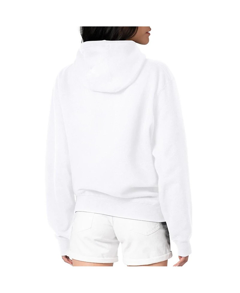 G-iii 4Her by Carl Banks Women's White Minnesota Timberwolves Dot Print Pullover Hoodie