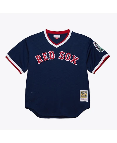 Mitchell & Ness Men's Nomar Garciaparra Navy Boston Red Sox Authentic Batting Practice Jersey