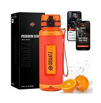 Squatz 1100ml Sports Water Bottle with Fruit Infuser Strainer