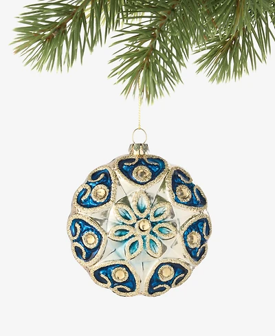 Holiday Lane Celestial Gems Disk Ornament, Macy's Exclusive