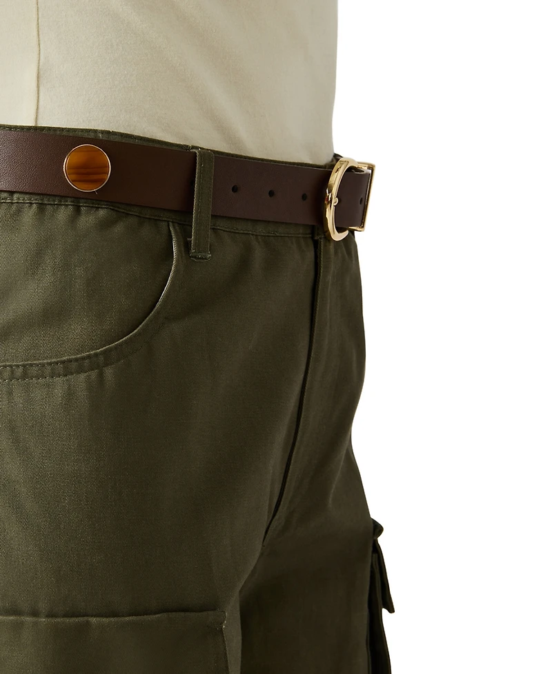Steve Madden Polyurethane Resin Stud Belt
