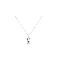 Chanteur Girls Hypoallergenic Kids Bunny Pendant Necklace