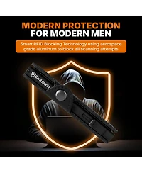 Conceal Plus Men's Wallet for Men, Pop Up Credit Card Holder - Rfid Blocking, Slim Minimalist Case Lifetime Warranty