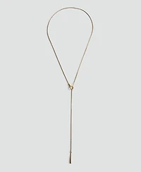Mango Women's Metal Pendant Necklace