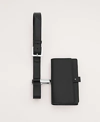 Mango Women's Leather Detachable Coin Purse Belt