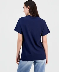 Disney Juniors' Mickey Usa Cotton Short-Sleeve T-Shirt