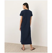 Pact Women's Organic Cotton Slub Easy Tee Maxi Dress