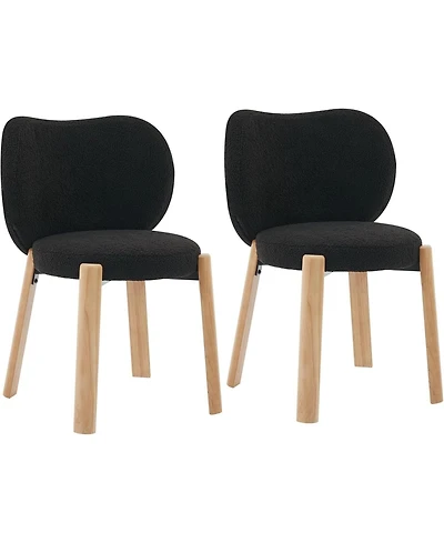 gaomon Makeup Chair Comfy Accent Chair,Plush Teddy Fabric,Cute Vanity for Home Office,Bedroom,Dressing Room