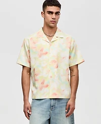 Mode of One Men's Relaxed-Fit Floral Short-Sleeve Shirt, Macy's Exclusive